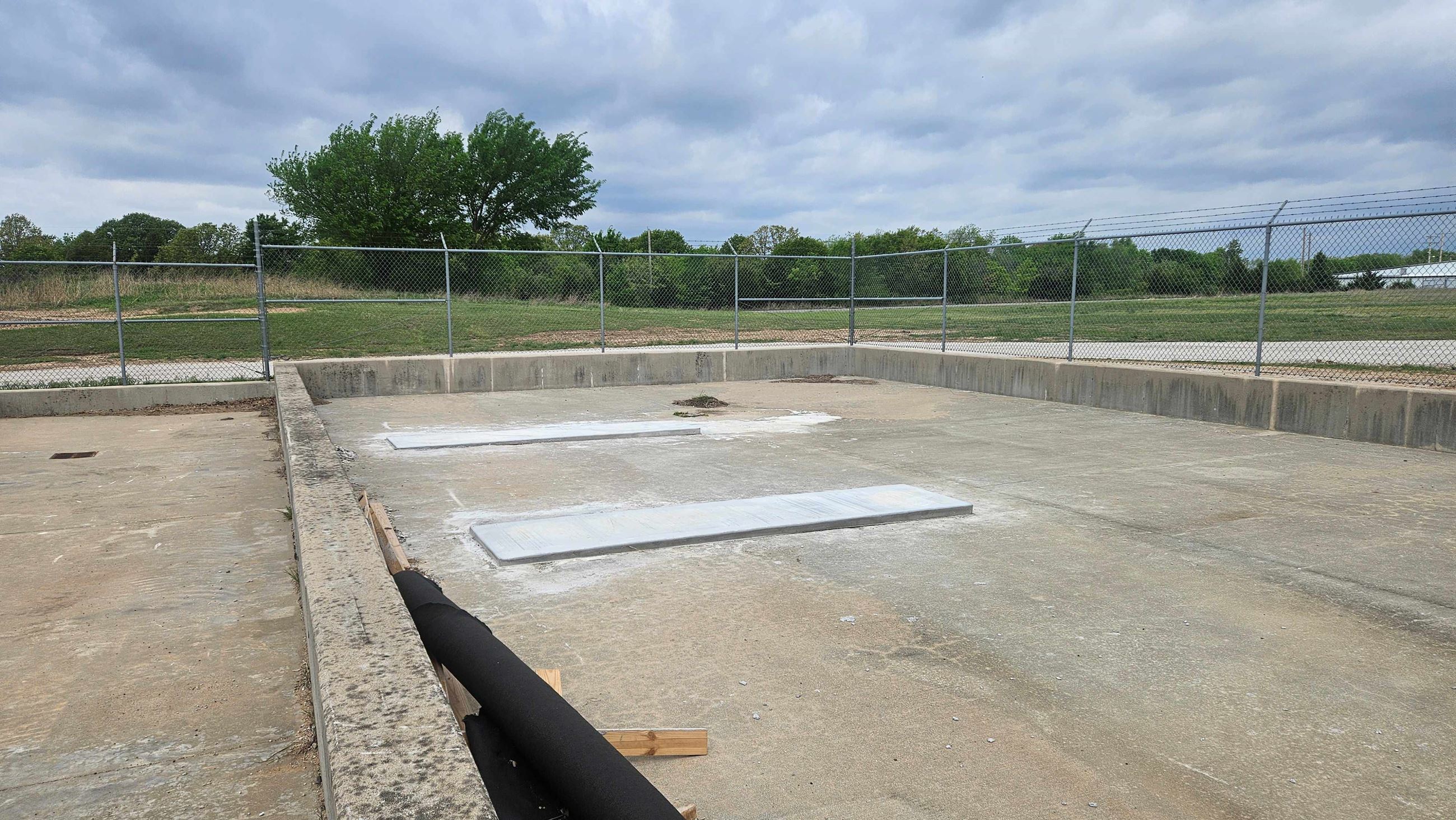 Jet A Fuel System Tank Base Construction progress photo